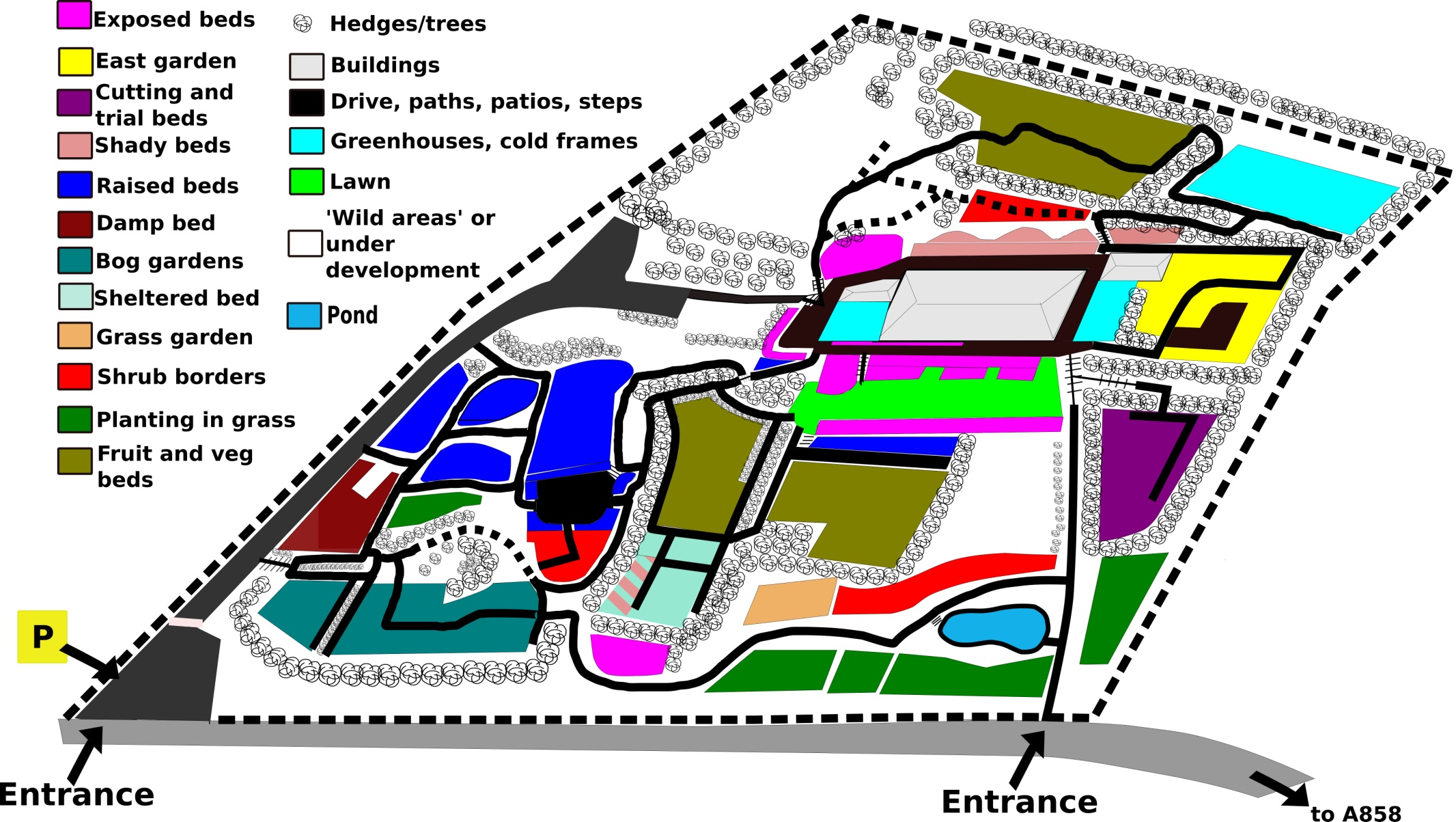 Leathad Ard Garden Map